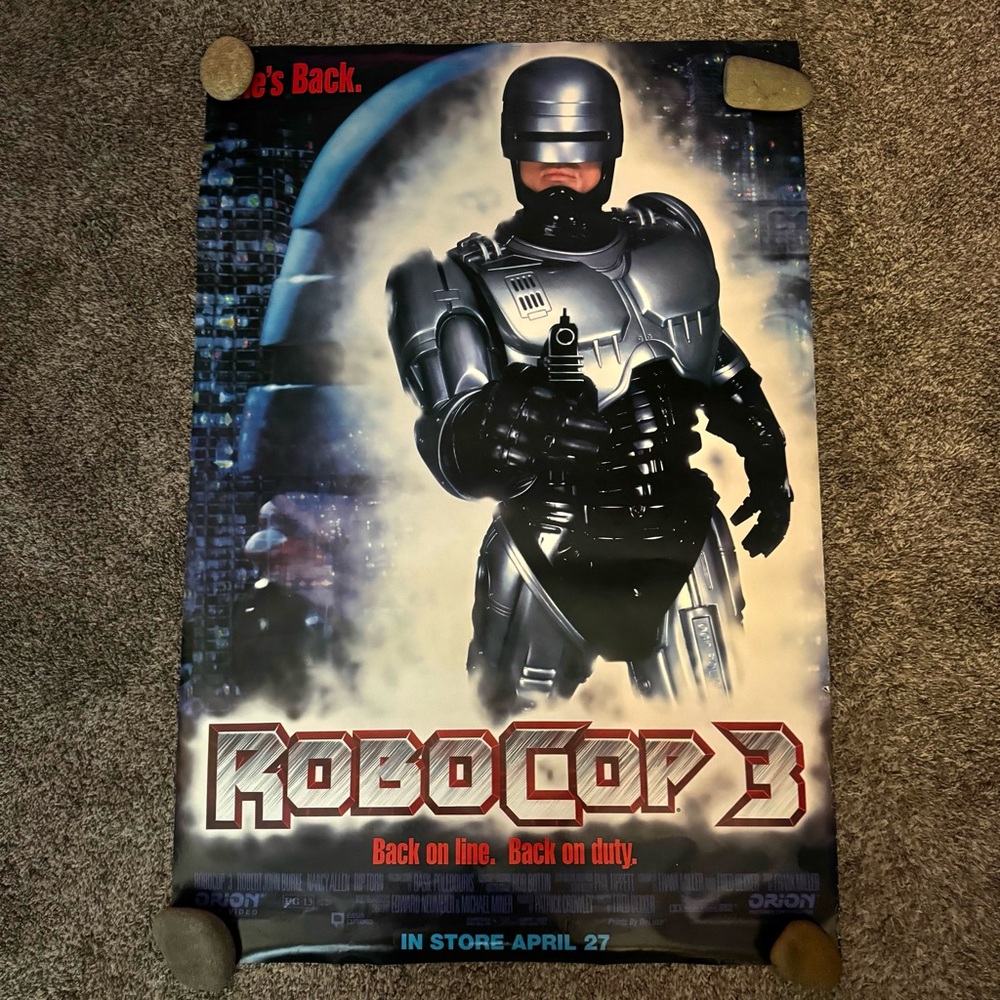 Robocop 3 Original 27 X 40 Theatrical Movie Poster